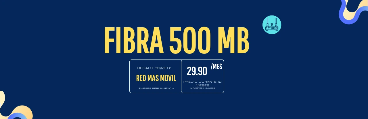 - FIBRA ÓPTICA: Velocidad simétrica de hasta 500Mbps en toda Andalucía
- CONECTIVIDAD: Red garantizada para estudiar, teletrabajar y emprender desde casa
- SOPORTE: Atención al cliente telefónica